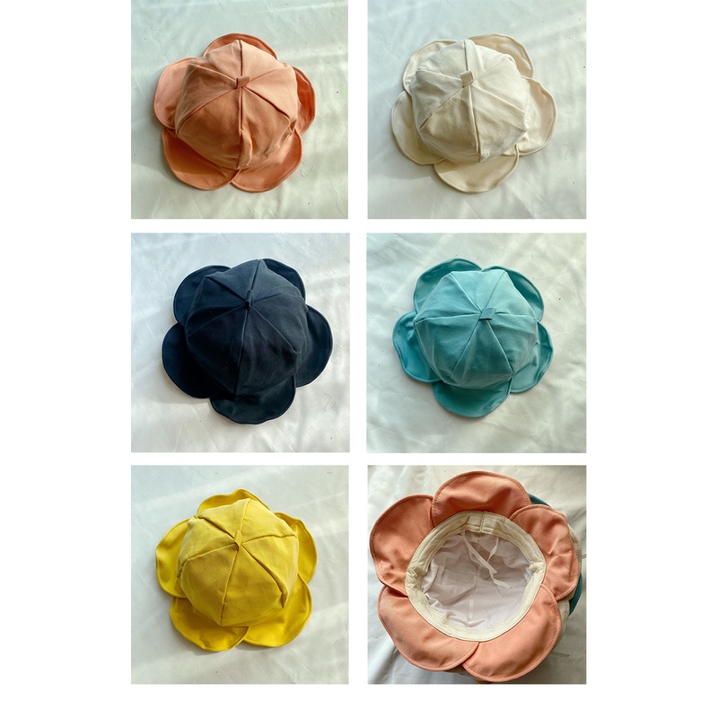 Nón Tai Bèo Chống Nắng Vành Rộng Điều Chỉnh Được Kiểu Hàn Quốc Dễ Thương Cho Nữ