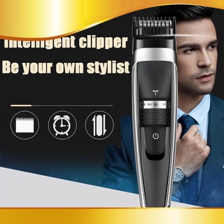 ( Mới ) 【JOOM】Men USB Rechargeable Electric Haircut Hair Clipper Trimmer Beard Shaver Razor
