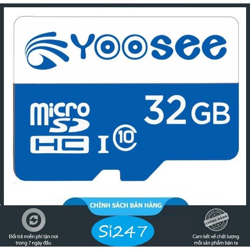 Thẻ nhớ YOOSEE MicroSDHC 32G Class 10 chuyên dụng cho Camera