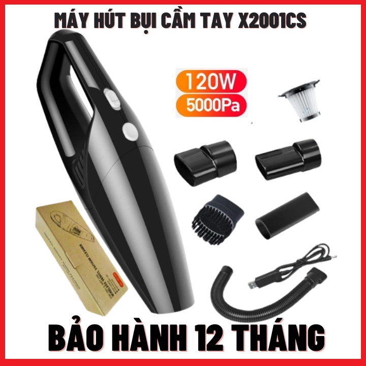 Máy Hút Bụi Cầm Tay Mini Không Dây,Máy Hút Bụi Ô Tô Và Cho Gia Đình Nhỏ Hơn Và Mạnh Hơn X200CS-Bảo Hành 12 Tháng.