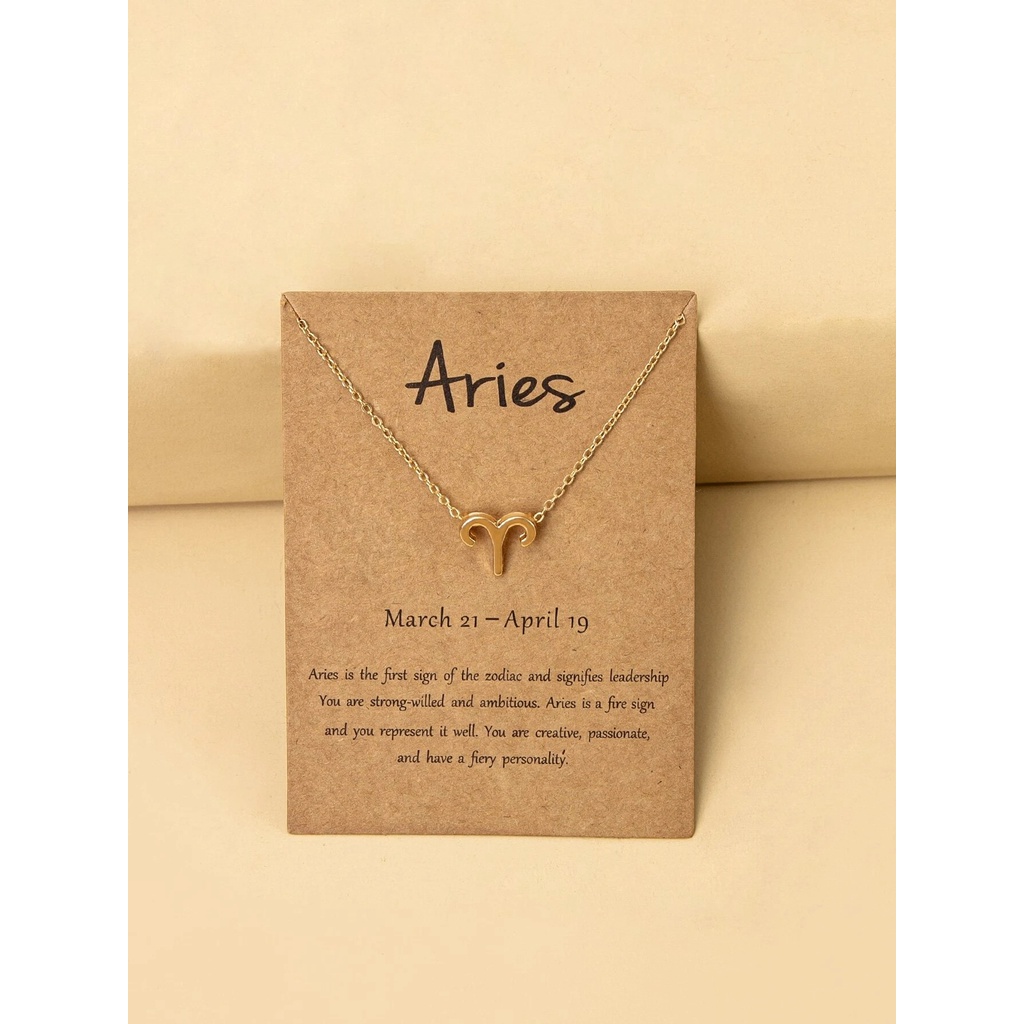 LINK TỔNG - Dây chuyền cung hoàng đạo màu vàng