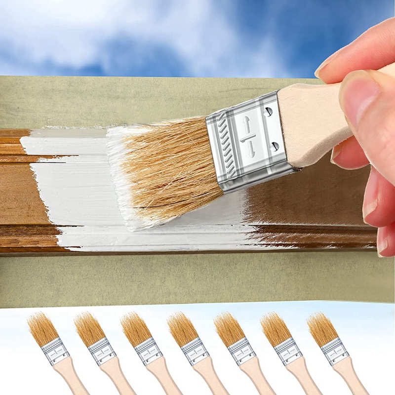 Set 100 Cọ Vẽ 1 Inch Chuyên Dụng Cho Sơn Acrylic