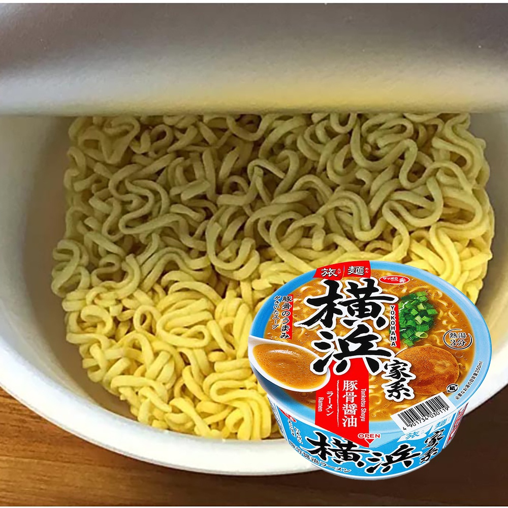 Mì ramen Yokohama Sanyo Foods vị xương hầm nước tương 75g - Hachi Hachi Japan Shop