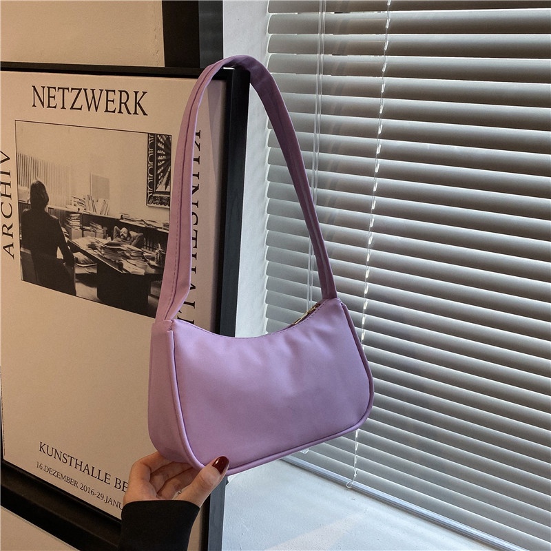 Túi Xách Kẹp Nách Dáng Vuông Nhỏ Thiết Kế Đơn Giản