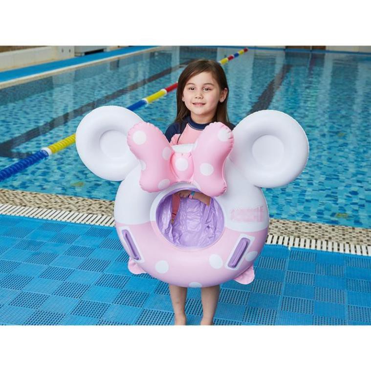 Phao Bơi Xỏ Chân Chống Lật An Toàn Cho Bé Họa Tiết Mickey Dễ Thương SS-001188