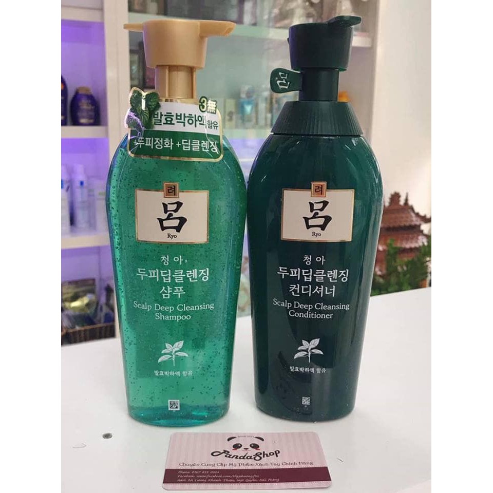 Set gội xả Ryo Scalp Deep Cleansing 500ml