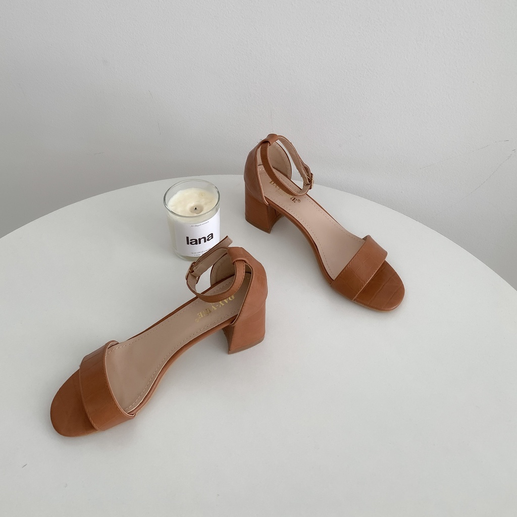 Giày Nữ Crocco Heels | HQ2983 | Lana Official