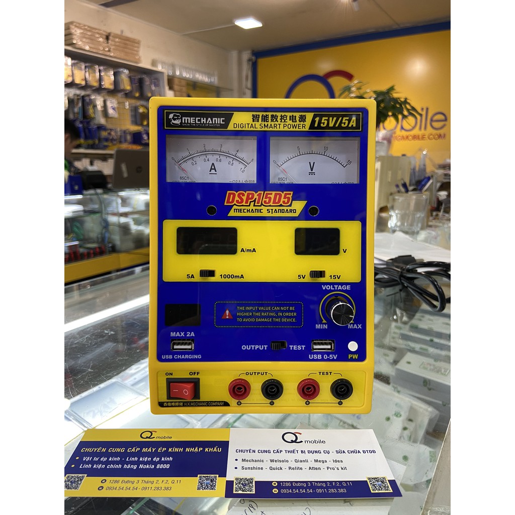 Máy cấp nguồn DSP15D5 - 5A/15V Mechanic
