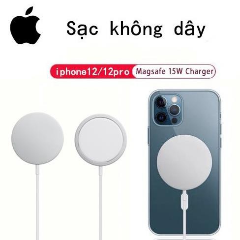 Sạc không dây MagSafe cho iPhone 8+/ X/Xr/ 11/ 11 Pro/ 11 Pro Max/ 12 Pro /12 Pro Max/12 Mini