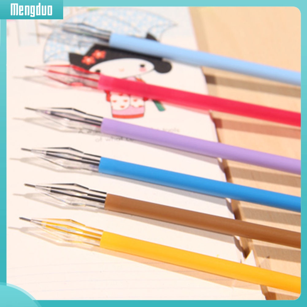 Set 12 ngòi bút mực gel nhiều màu sắc tiện dụng dành cho học sinh