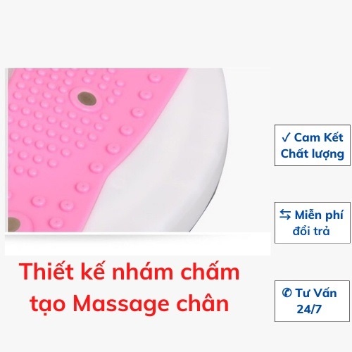 Đĩa xoay eo 360 độ hình bàn chân tập thể dục giảm cân - giảm mỡ tập cơ bụng eo thon massage bàn chân