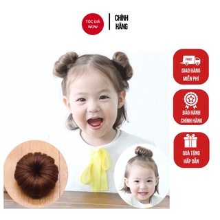 Tóc giả búi mini 😍freeship😍 búi mini dạng kẹp- giá 1 chiếc | tóc giả wow