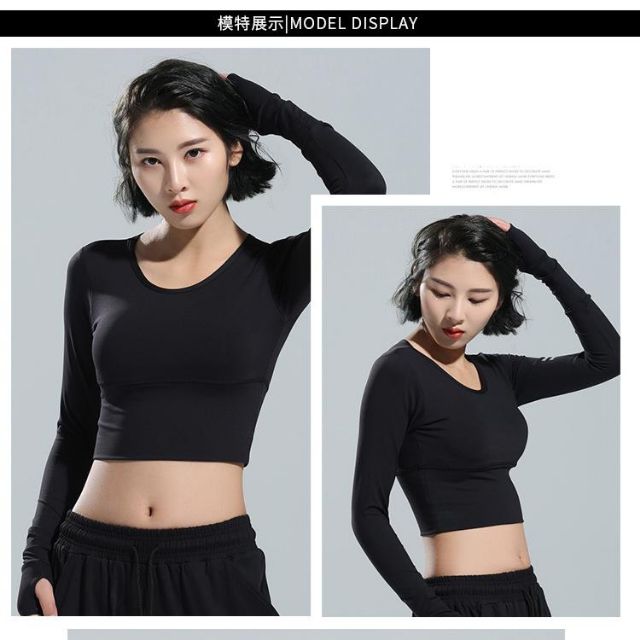 Áo croptop tập gym yoga nữ tds