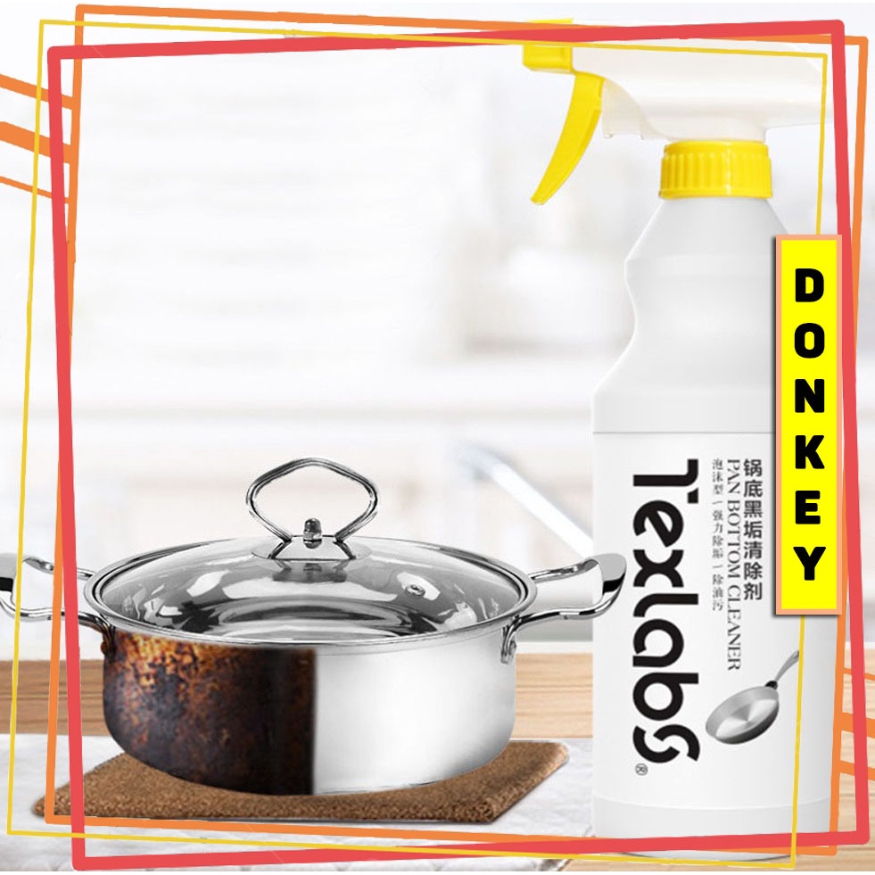 Dung Dịch Xịt Tẩy Cặn Đen Đáy Nồi, Xoong, Chảo Inox Siêu Sạch TEXLABS 500ML DOKEY99
