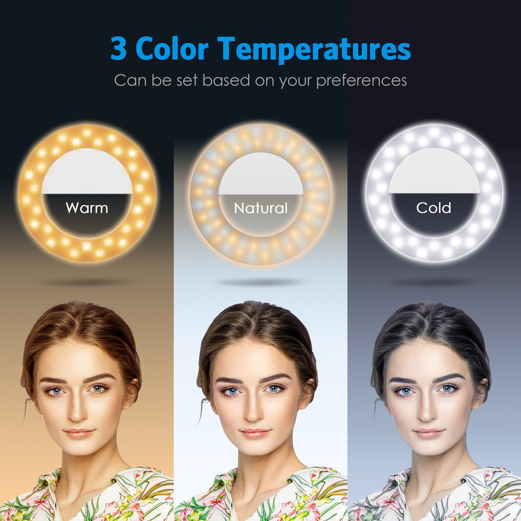 Đèn LED 60 bóng hỗ trợ chụp ảnh 3 mức độ
