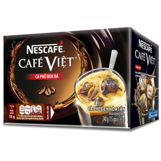 Cà phê đen nescafe việt hòa tan - hộp 240g