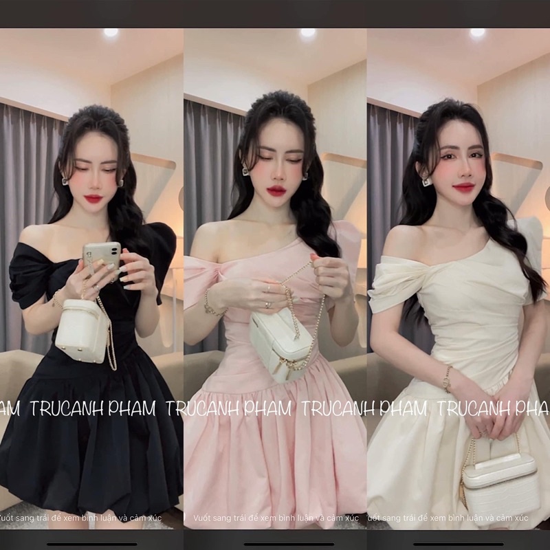 Váy tacta xếp ly chân rúm sang chảnh 👏