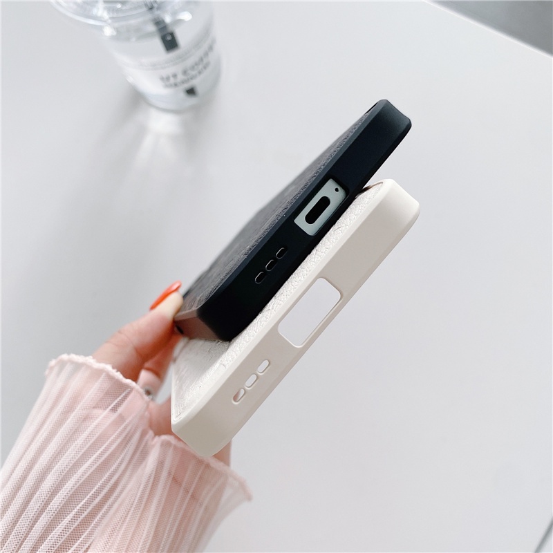Bao Da Điện Thoại Cứng Họa Tiết Dập Nổi Cho Oppo Reno 6 / Reno 5 / Reno 5 Pro 5g Ốp