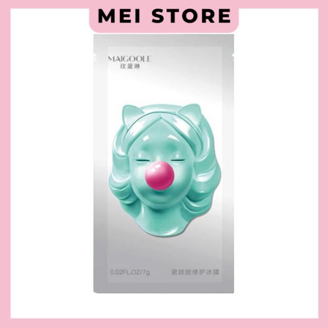 Mặt Nạ MAIGOOLE Chú Hề Percelain Doll Repair Ice Film Cấp Ẩm Dưỡng Da Thu Nhỏ Lỗ Chân Lông