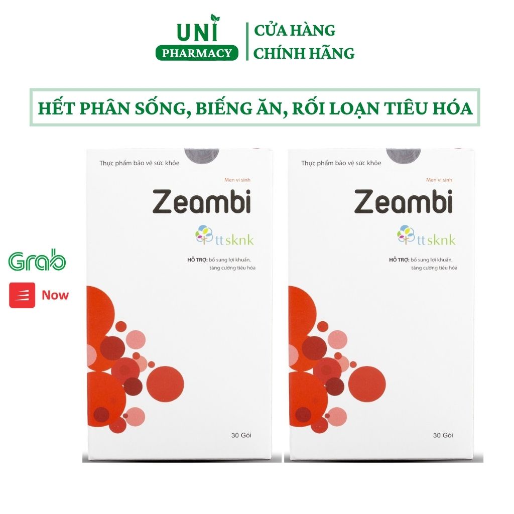 Men vi sinh Zeambi bao kép 30 gói