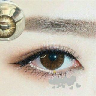 Lens Nâu Tây tự nhiên không độ