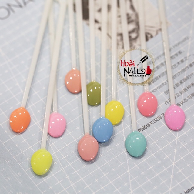Móng kẹo sơn mẫu( gói 100 móng) - Phụ kiện Nail Giá Rẻ