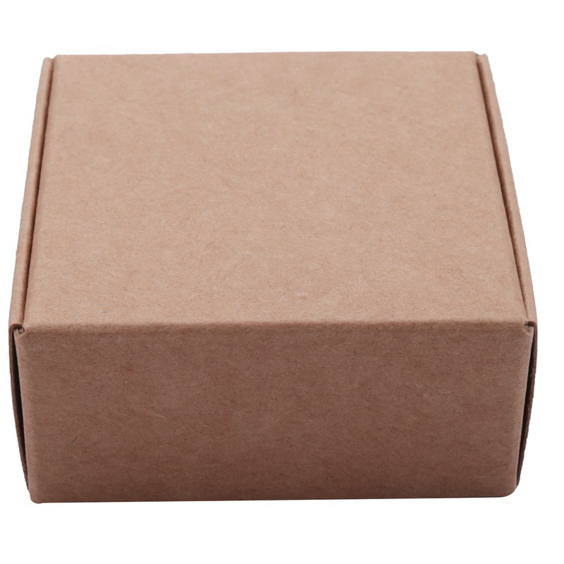 100Pcs Kraft Paper Box Nice Kraft Box Packaging Box Small Size-brown