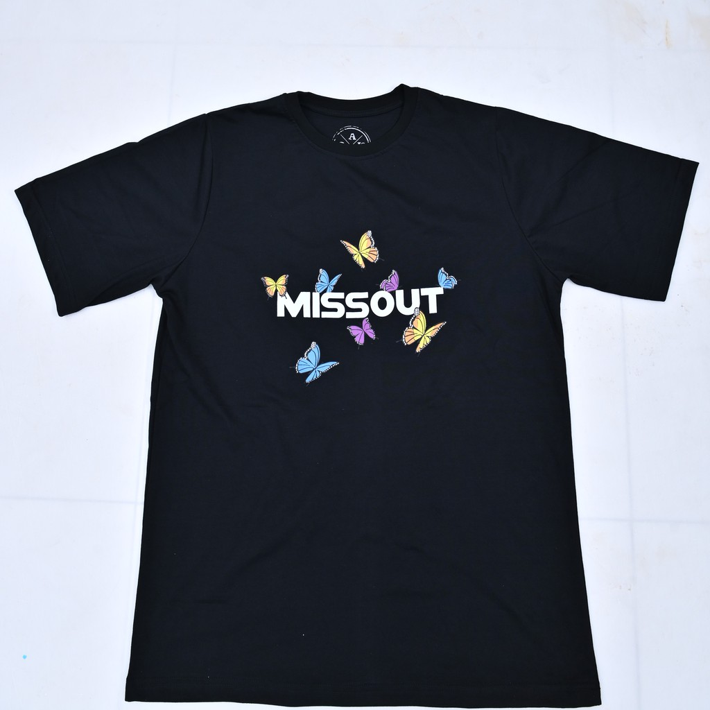 Áo thun in tay lỡ nữ Akyo form rộng dáng Unisex - Ulzzang mặc cặp, nhóm, lớp hình BƯỚM MISSOUT BUTTERFLY-AT03 | BigBuy360 - bigbuy360.vn