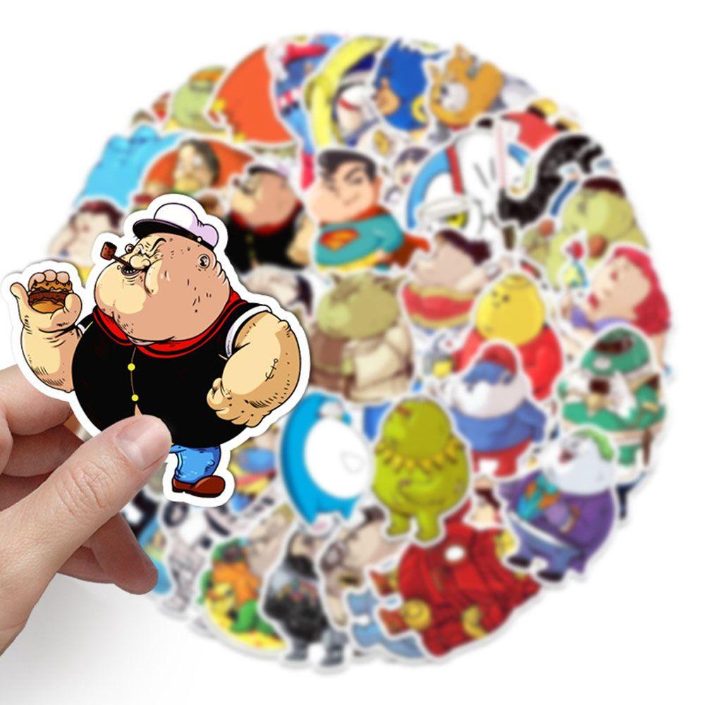 Sticker Dán Trang Trí Laptop / Xe Máy / Va Li / Ván Trượt DIY Hình Anh Hùng Béo Pewan