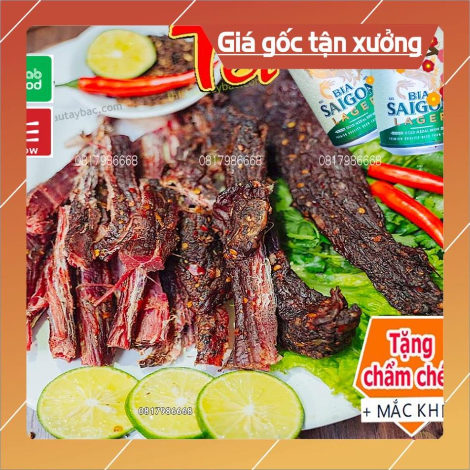 [ICLN9 giảm 5K cho đơn hàng 50k]  Thịt Trâu Gác Bếp Mường Then Loại Xịn Chuẩn Vị Tây Bắc Dân Tộc Thái