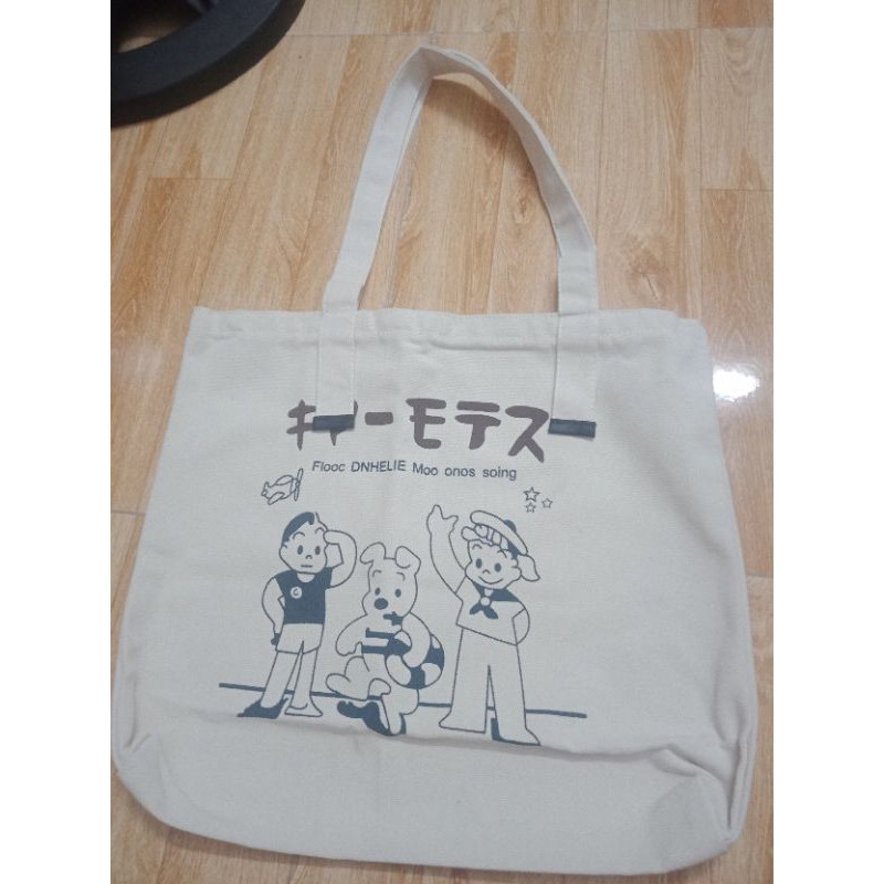 Túi tote vải canvas Ulzzang ( có khóa miệng)