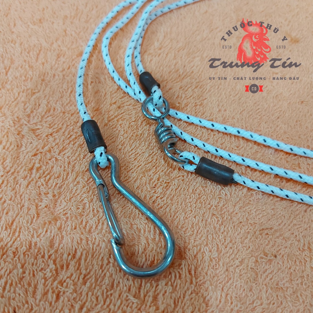 Dây cột gà TRE + NÒI điều sài được , giá rẻ , cao cấp , móc , khớp inox không gĩ , chất liệu da bò , dây dài 1 mét 8 , H