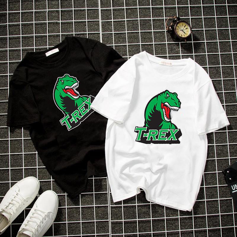 Áo thun unisex form rộng khủng long T Rex vải dày mịn 2019T1762