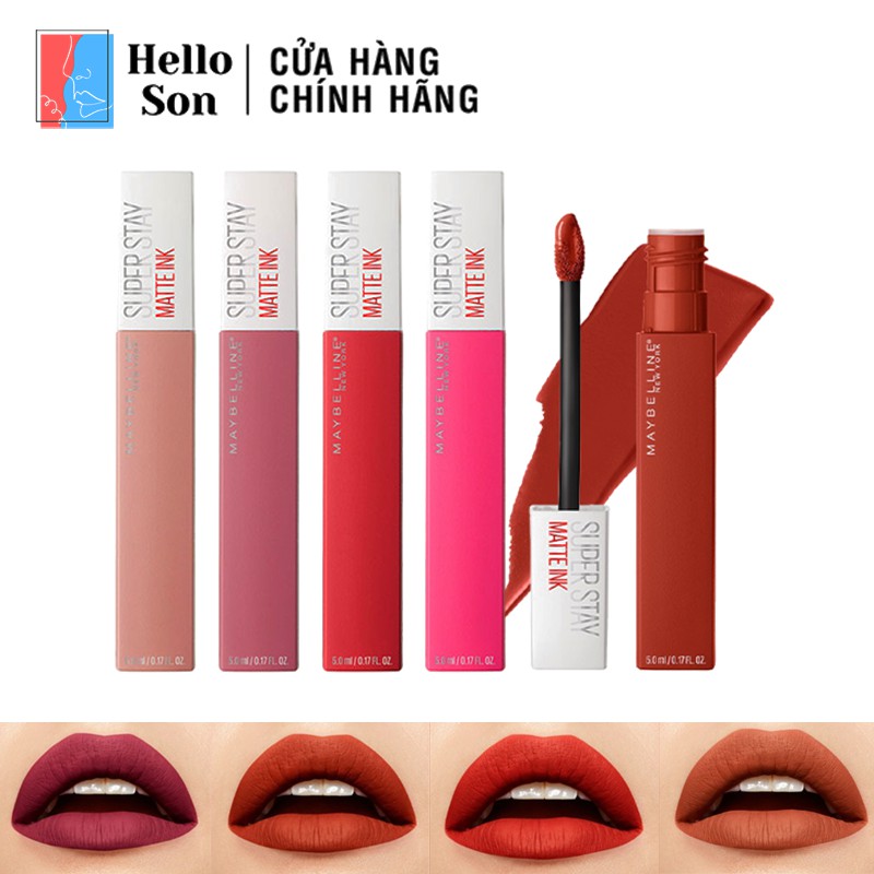Son Kem Lì 16h Lâu Trôi Maybelline Superstay Matte Ink
