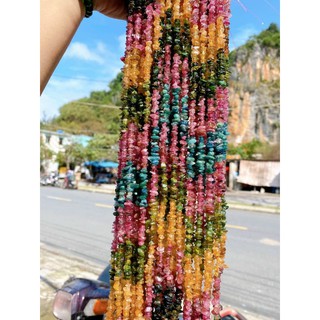 Chuỗi Tourmali vụn màu đẹp
