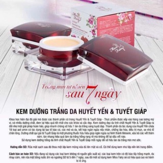 Kem dưỡng trắng da tinh chất Huyết Yến & Tuyết Giáp Miss Fairy
