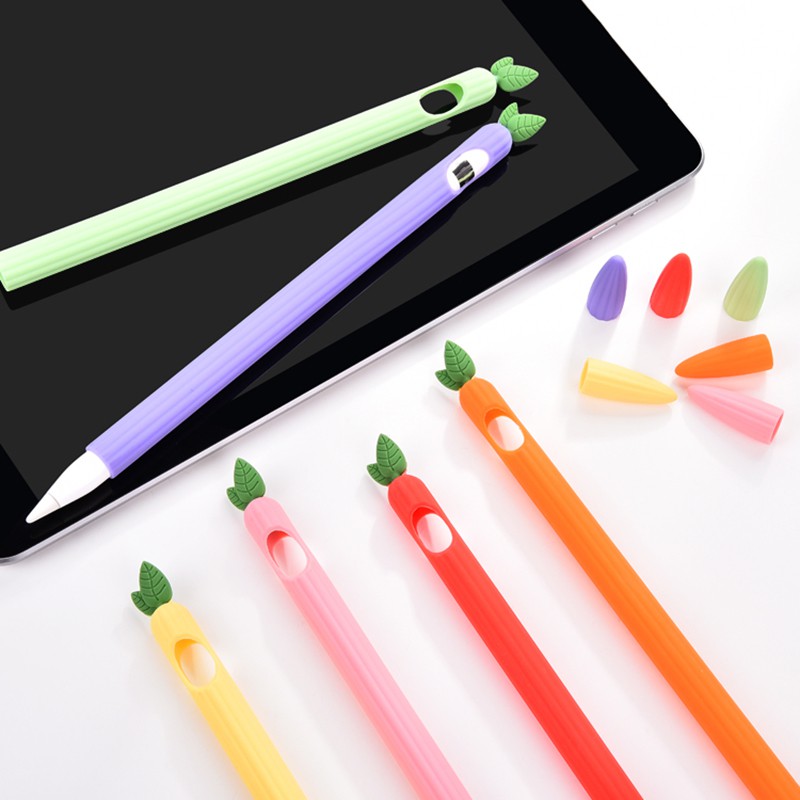 Nắp Đậy Bút Cảm Ứng Apple Pencil 1rd / 2th Generation iPad Hình Rau Củ Dễ Thương