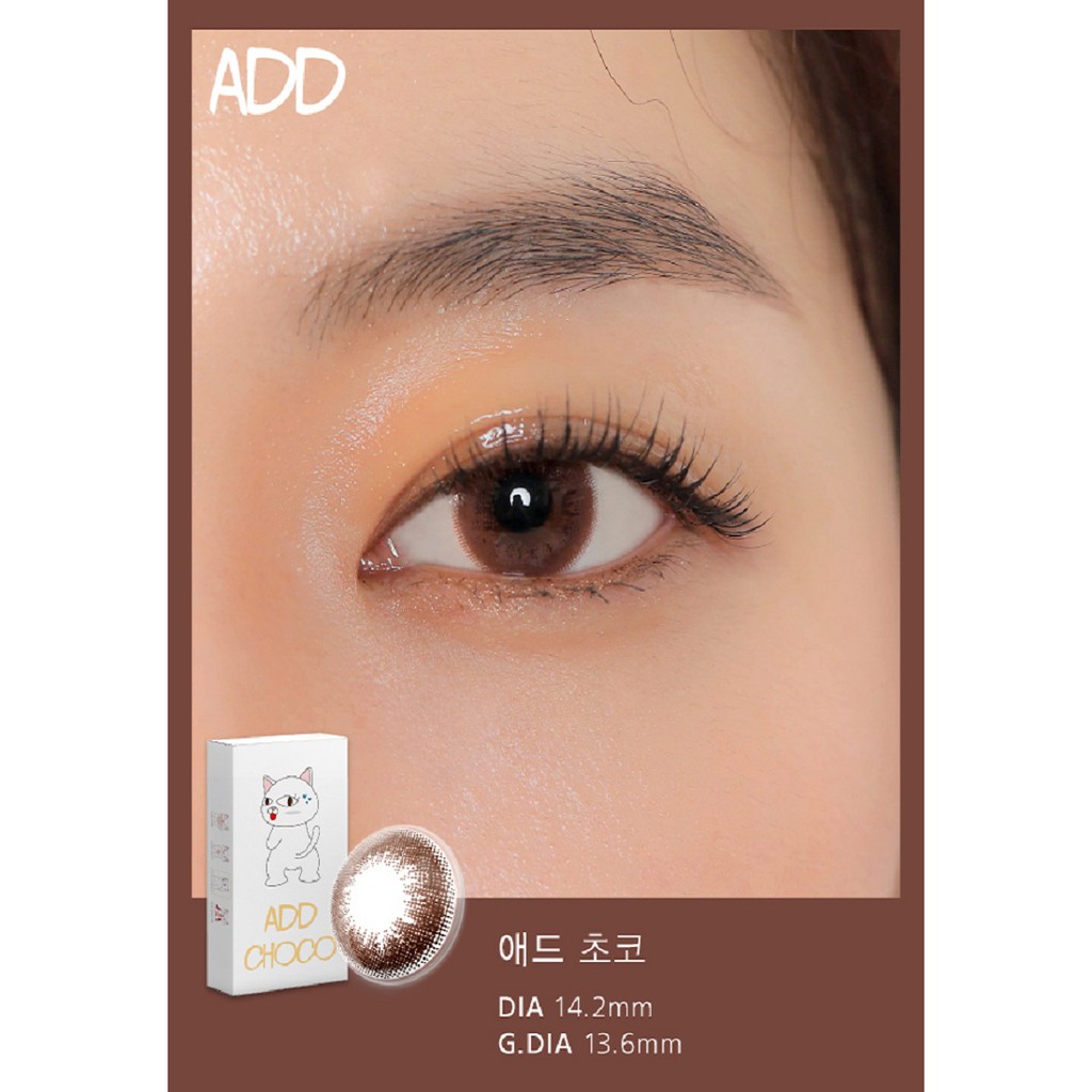 Lens Mắt Hàn Quốc 1 Tháng ANN365, Kính Áp Tròng Cận Thị Màu Choco Dành Cho Mắt Nhạy Cảm