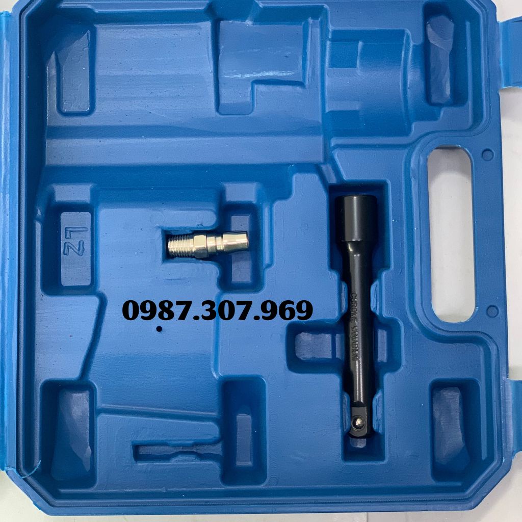 SÚNG SIẾT BULONG 1/2-268 BẰNG HƠI ĐỦ PHỤ KIỆN NHƯ HÌNH, THƯƠNG HIỆU TUSAKI NHẬT BẢN.
