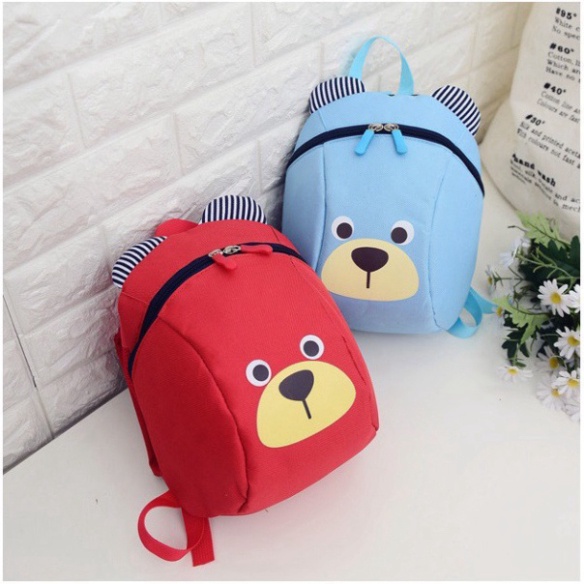 balo trẻ em hình gấu siêu dễ thương - balo cho bé trai bé gái Babyjoy Mart