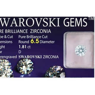 Kim Cương Nhân Tạo 6.5LY - Swarovski Gems (Cộng hòa Áo)