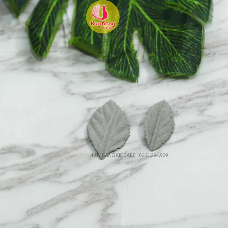 Lá da lộn các màu đủ size làm phụ liệu thời trang, may mặc - set 5 cái