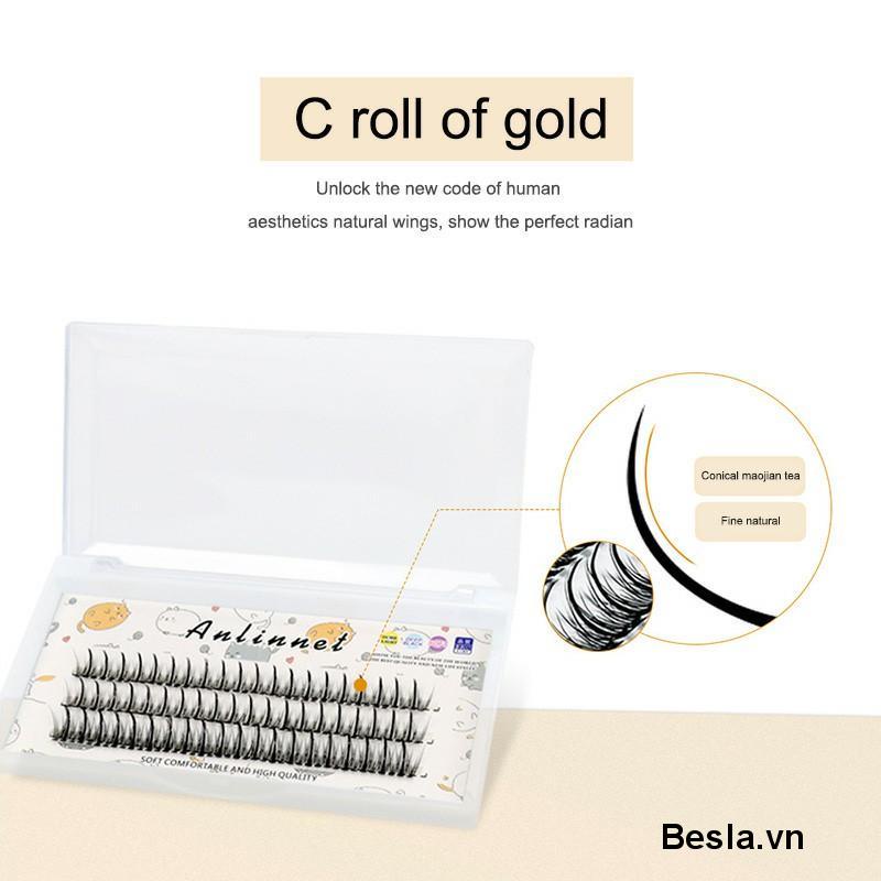 Lông mi giả chùm tóc tiên Barbie B tự nối độ dài 8-12mm No.3 mềm, nhẹ