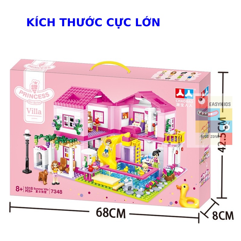 Đồ chơi lắp ráp xếp hình Biệt thự mùa hè hai lớp Summer Villa giúp trẻ phát triển trí tuệ