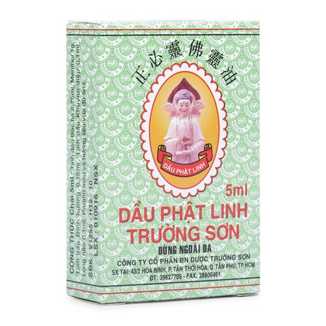 Dầu gió Phật Linh Trướng Sơn 1,5ml- 5ml