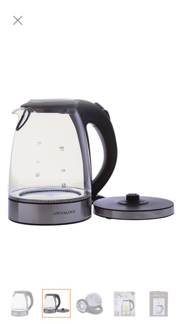 Ấm Siêu Tốc Thủy Tinh LOCK & LOCK