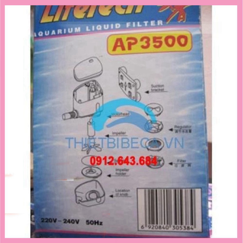 Lifetech AP3500 ( máy bơm bể cá )