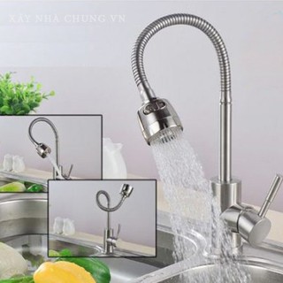 Vòi chậu rửa chén thông minh lạnh inox 304