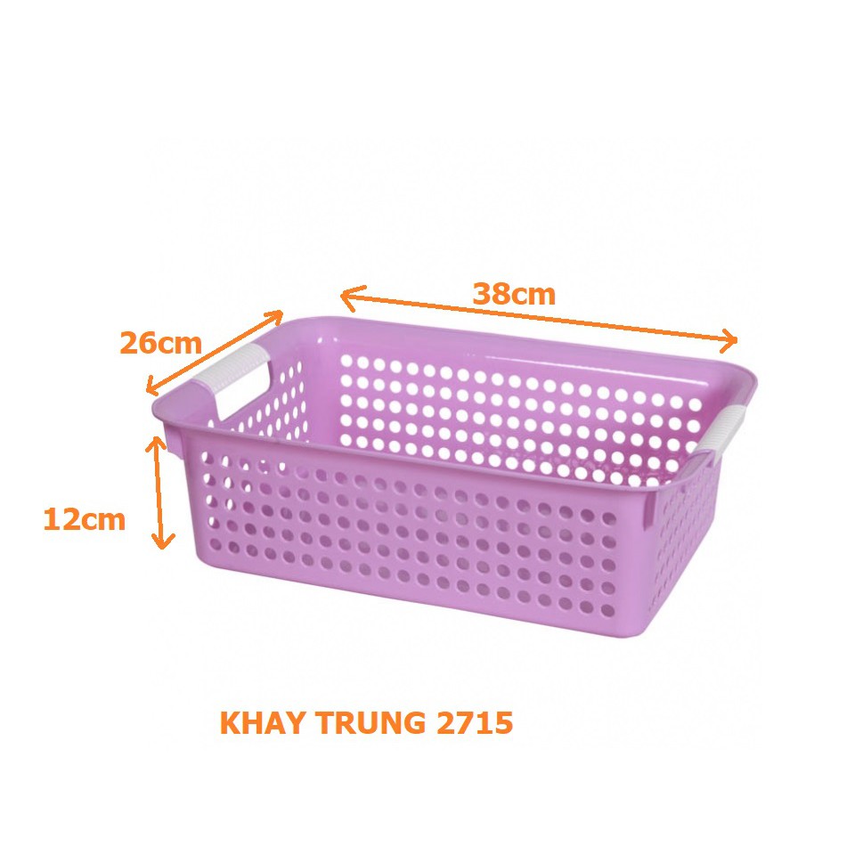 Khay nhựa đa năng Song Long 2715, 2716 - Được chọn màu