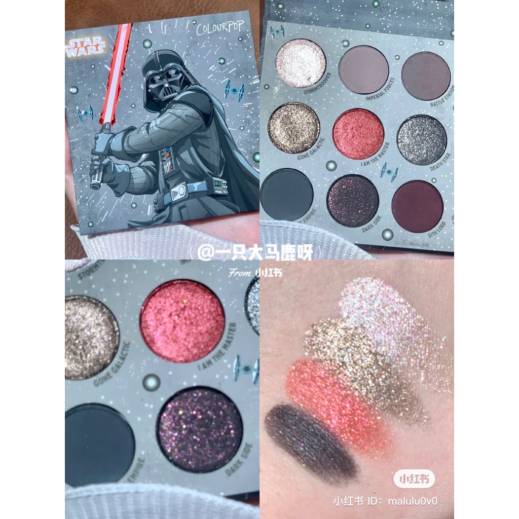 Bảng mắt Colourpop Star Wars Darth Vader 9 ô